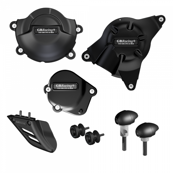 GBRacing Crash Protection Bundle (Race) for Yamaha YZF-R6 2006+ (CP-R6-2008-CS-R-GBR)