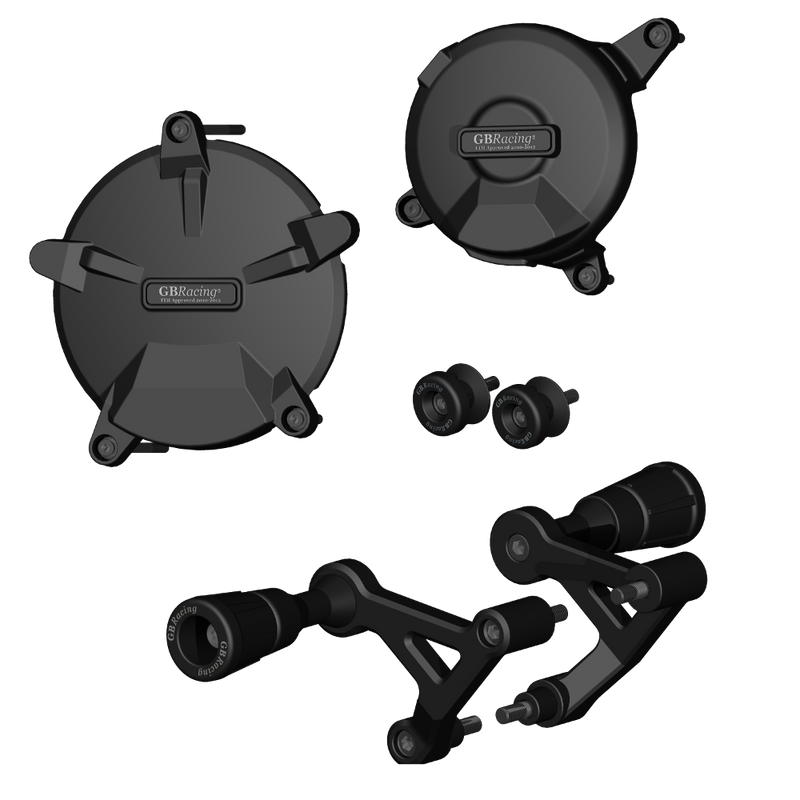 GBRacing Crash Protection Bundle for KTM RC8 / RC8 R 2008 - 2010 (CP-RC8-2008-CS-GBR)