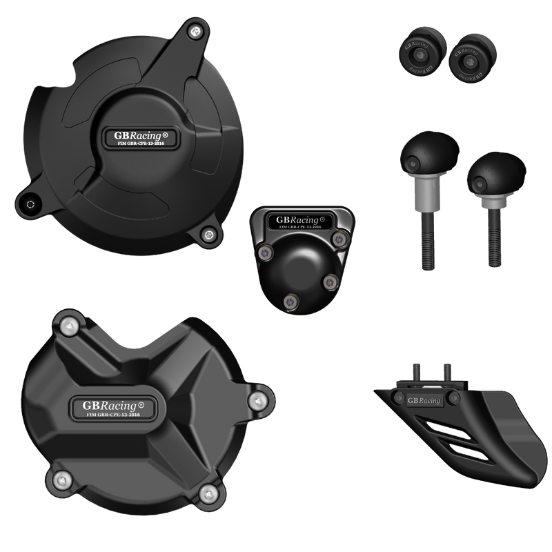 GBRacing Crash Protection Bundle (Race) for BMW S1000RR (CP-S1000RR-2017-R-CS-GBR)