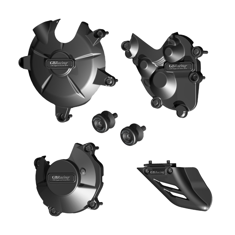 GBRacing Crash Protection Bundle for Kawasaki Ninja ZX-6R 636 (CP-ZX6-2013-CS-GBR)