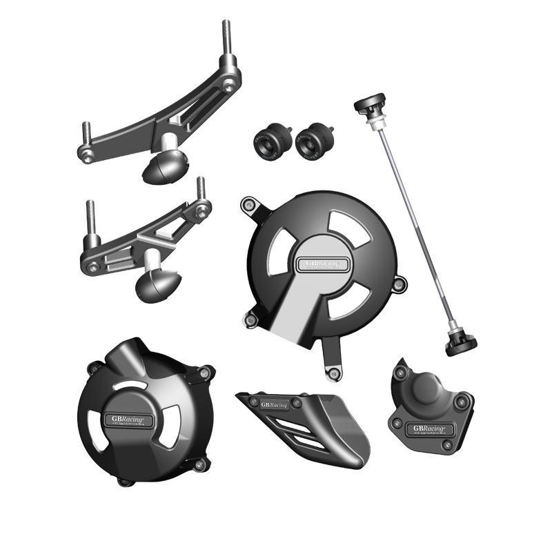 GBRacing Crash Protection Set (Race/8mm) Triumph Daytona 675 Street Triple R (CP675-CS-R-GBR