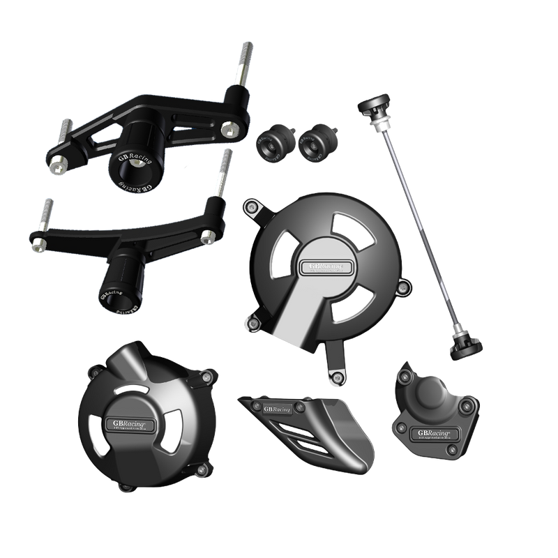 GBRacing Crash Protection Set (8mm) Triumph Daytona 675 Street Triple / R (CP675-CS-M-GBR)