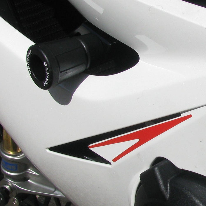 GBRacing Frame Sliders / Crash Knobs for Triumph Daytona 675 Street Triple / R ( CP675-SET-GBR) (Free Delivery)