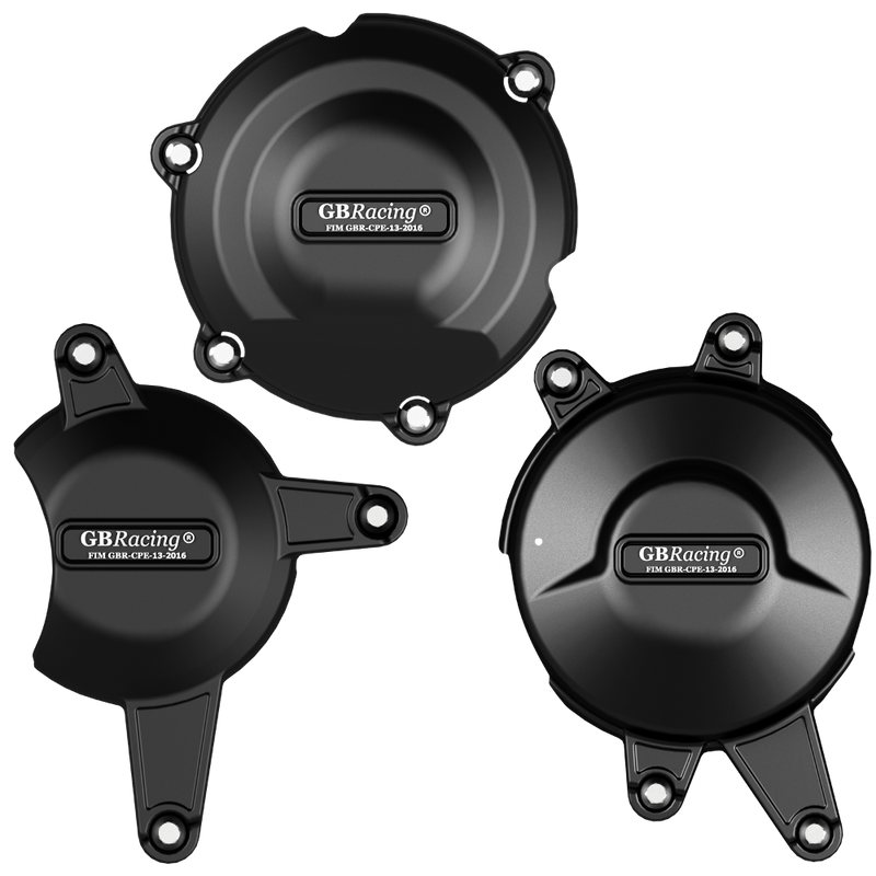 GBRacing Engine Case Cover Set for Honda VFR400 NC30 NC35 (EC-VFR400-NC30-SET-GBR)