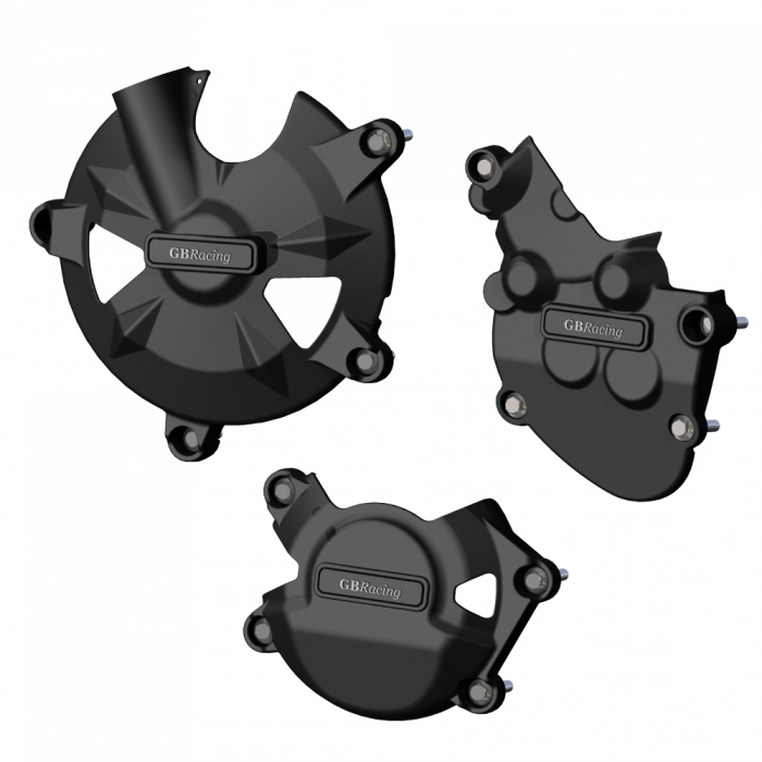 GBRacing Engine Case Cover Set for Kawasaki Ninja ZX-10R 2008-2010 (EC-ZX10-2008-SET-GBR)