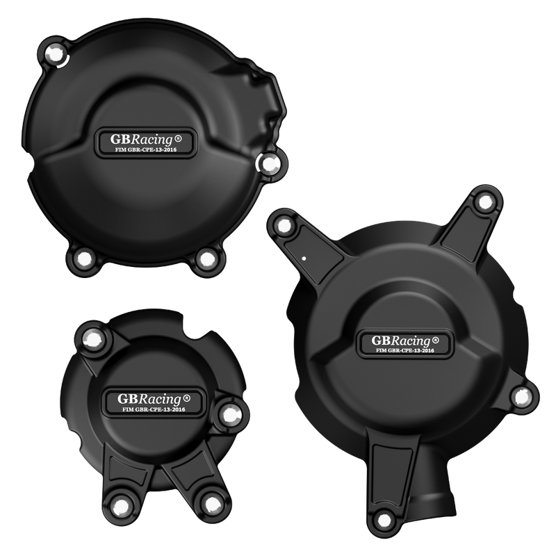 GBRacing Engine Case Cover Set for Kawasaki ZXR400 L1-L9 (EC-ZXR400-L1-L9-SET-GBR)