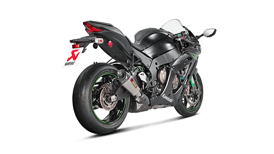 Akrapovic Slip On Titanium - Kawasaki ZX10 (2016-2020) S-K10SO17-ASZ