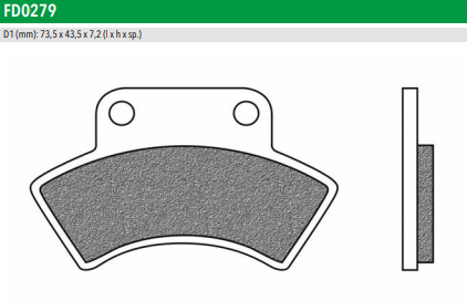 Newfren Rear Brake Pads (Single Set) B