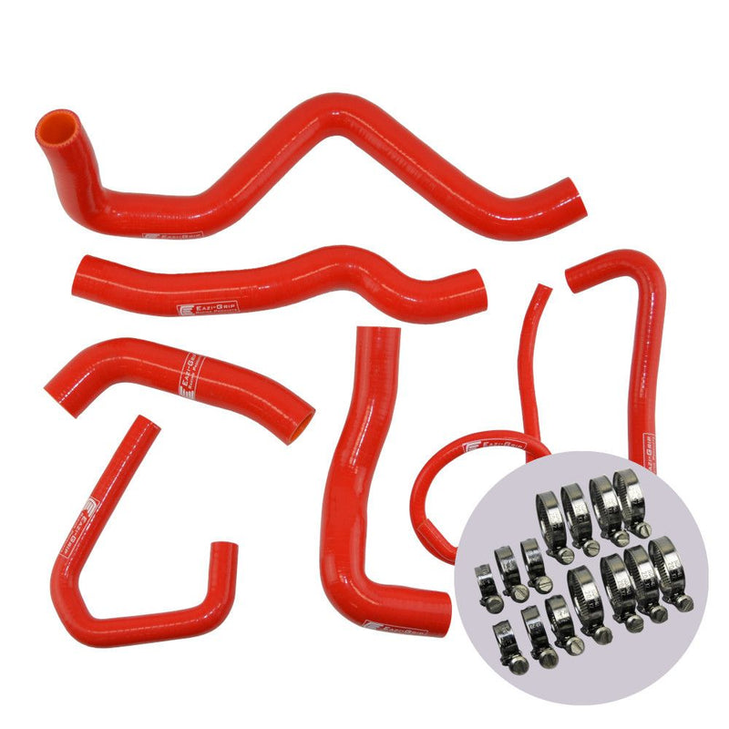 Eazi-Grip Silicone Hose and Clip Kit for Kawasaki ZX6R (2009-2021) (HOSEKITKAW003) Various Colours
