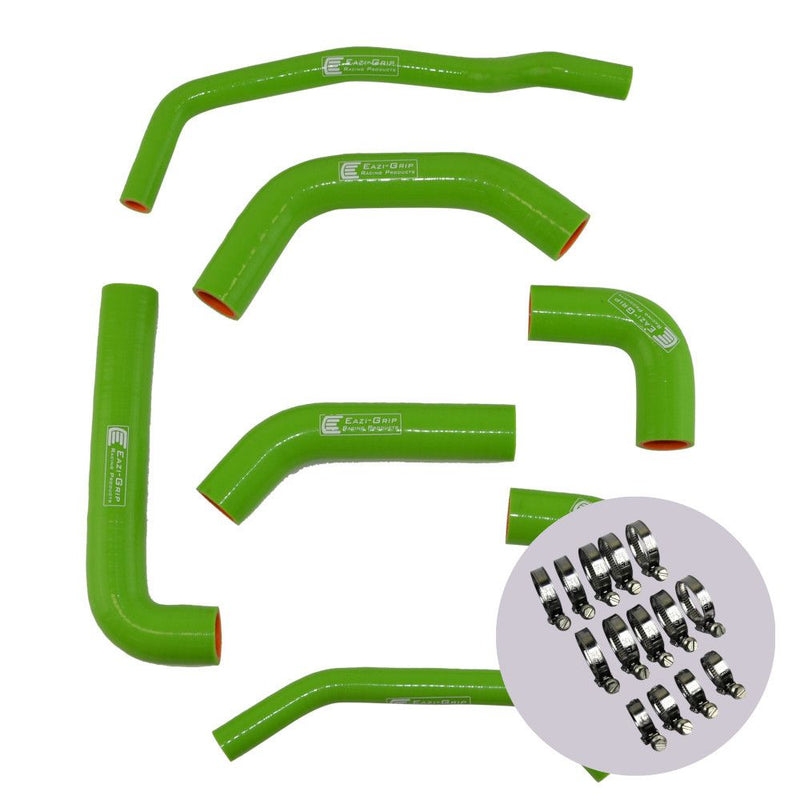 Eazi-Grip Silicone Hose and Clip Kit for Kawasaki ZX10R (2016-2019) (HOSEKITKAW005) Various Colours