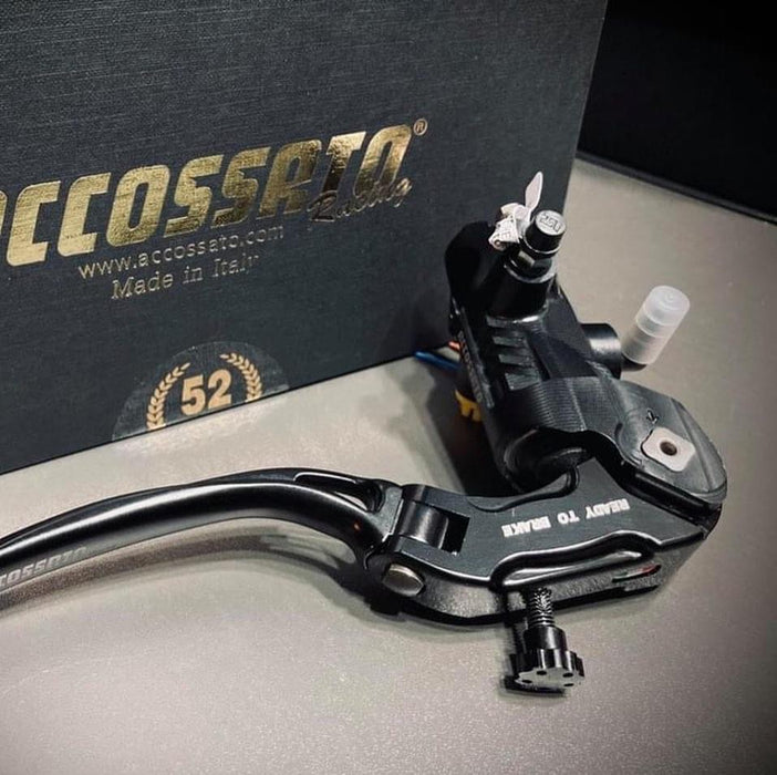 Accossato CNC Brake Master Cylinder  PRS 19 x 17-18-19 Folding Lever (CY090) ( Free Delivery)