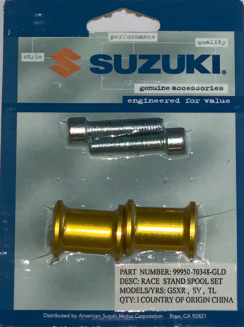 Suzuki Swingarm 8mm Spool Set (990A0-70348) Gold ** Clearance **
