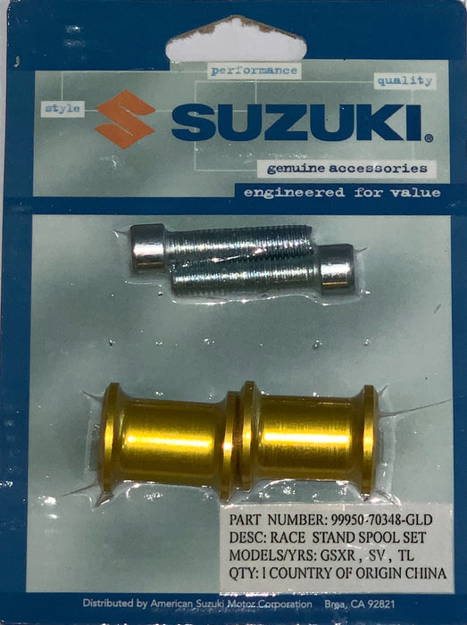 Suzuki Swingarm 8mm Spool Set (990A0-70348) Gold
