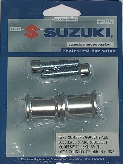 Suzuki Swingarm 8mm Spool Set (990A0-70348) Silver