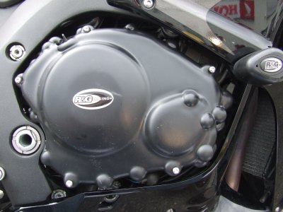 R&G Engine Case Cover Kit (2pc) For Honda CBR1000RR ('04-'07) (KEC0013BK)
