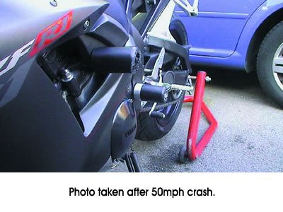 R&G Crash Protectors - Classic Style Yamaha YZFR1 (2002-2003) (CP0057BL)