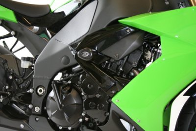 R&G Crash Protectors - Aero Style Kawasaki ZX10R (2008-2010) (CP0229BL)