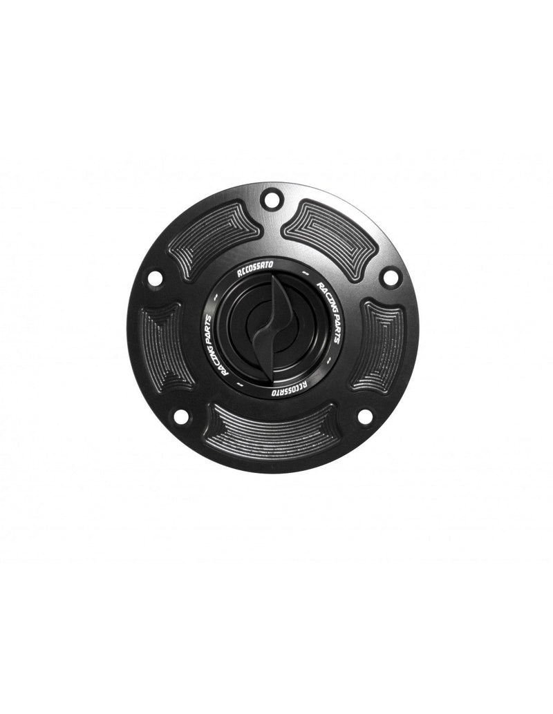Accossato Fuel Cap - Ducati - Black (FC107) ** Clearance Sale **