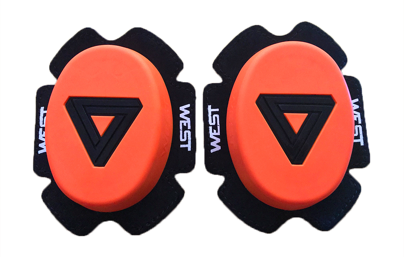 West Knee Sliders - Neon Orange