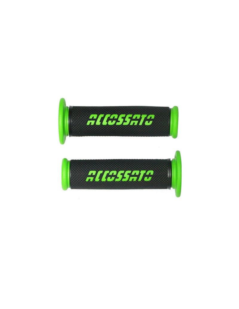Accossato Racing Grips - Green (GR006) ** Clearance Sale **