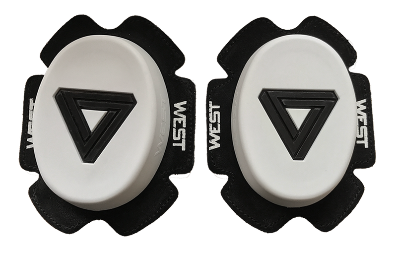 West Knee Sliders - White